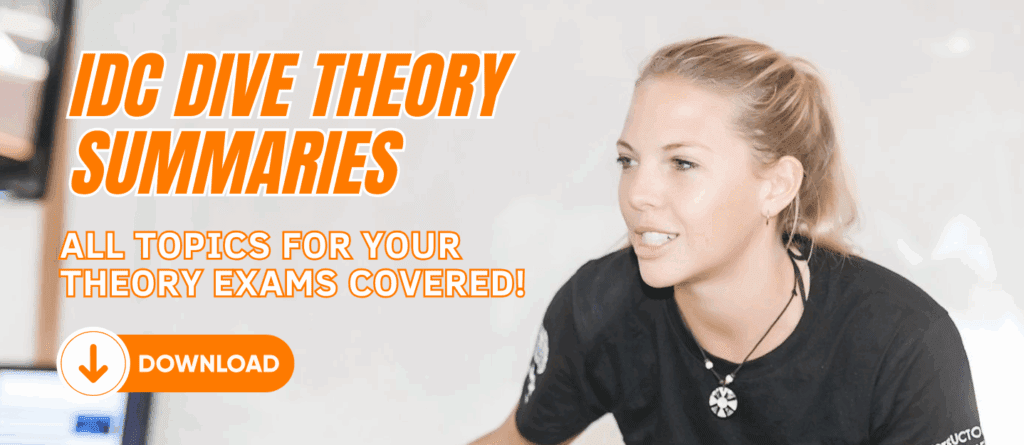 PADI Dive Theory Summaries