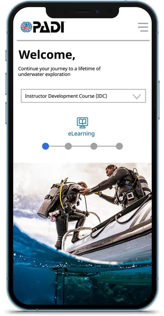Dive Instructor course Materials - PADI IDC Crew Pack eLearning